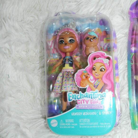 ENCHANTIMALS CITY TAILS MAINSTREET HENSLEY HEDGEHOG & PET SPINEY🆕SHIPS FAST💨🚚 - Picture 2 of 15